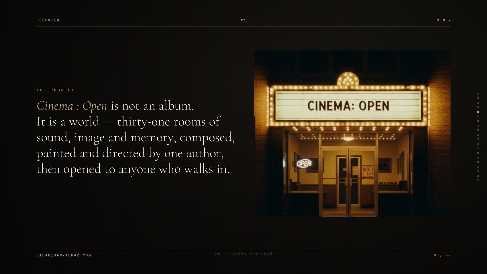 Cinema: Open · still 02